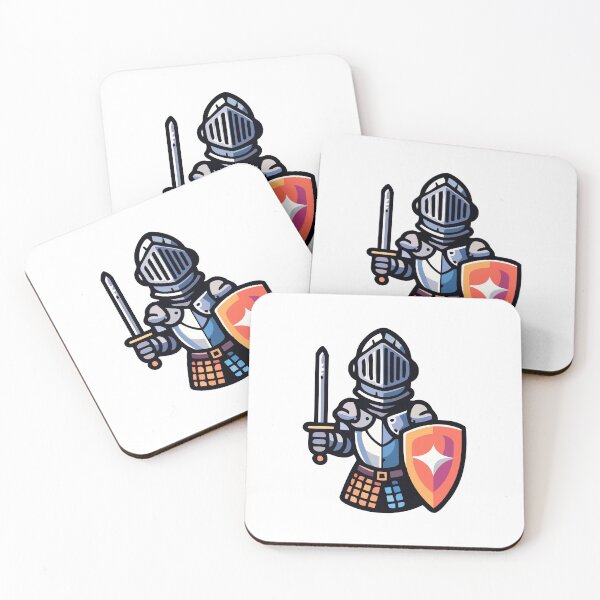 Item preview, Cartoon Knight in Shining Armor - Kawaii Medieval Warrior designed and sold by Akioos.