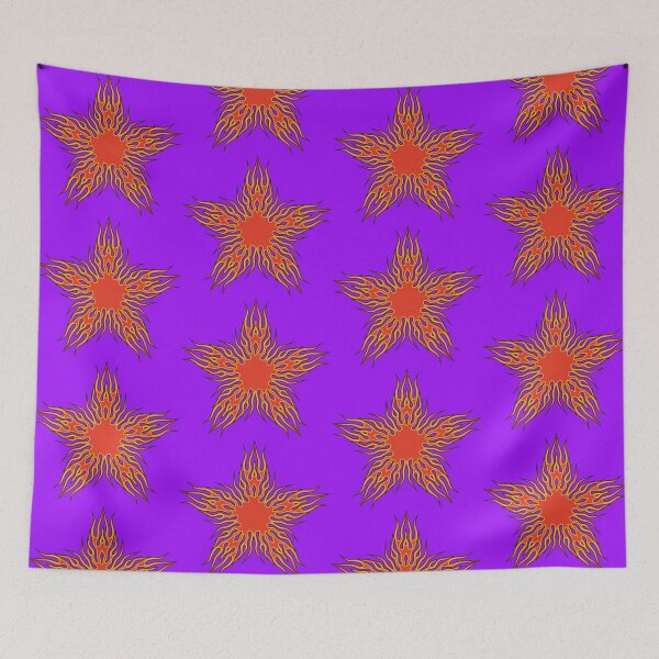Item preview, star with flames designed and sold by Mmarchi1991.