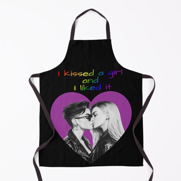 Item preview, Kissed A Girl and I Liked It Rainbow Pride Flag Colors, Lesbian Pride Design designed and sold by Travelslightly.
