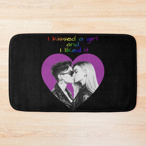Item preview, Kissed A Girl and I Liked It Rainbow Pride Flag Colors, Lesbian Pride Design  designed and sold by Travelslightly.