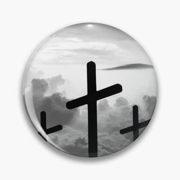 Item preview, Black and White Crucifixion Cross designed and sold by Bunmigraphics .
