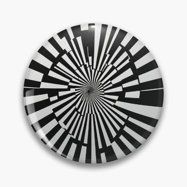 Item preview, Optical illusion, black, white, exploding, explosion, star, burst, Smash designed and sold by cheekylorns.