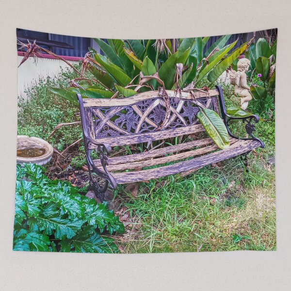 Item preview, Rustic Old Bench at Bendigo Pottery - Epsom, Victoria, Australia designed and sold by Steven Jodoin.