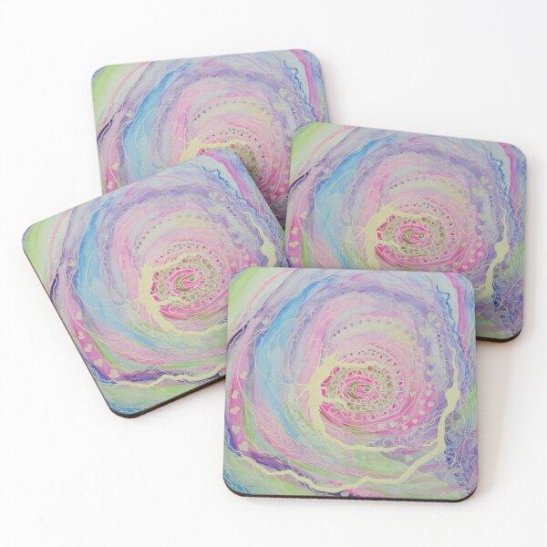 Item preview, Meditative lightness in the dance of pastel colours designed and sold by margikunst.