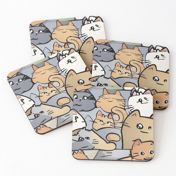 Item preview, Cat pattern Background designed and sold by Design Media of Creative.