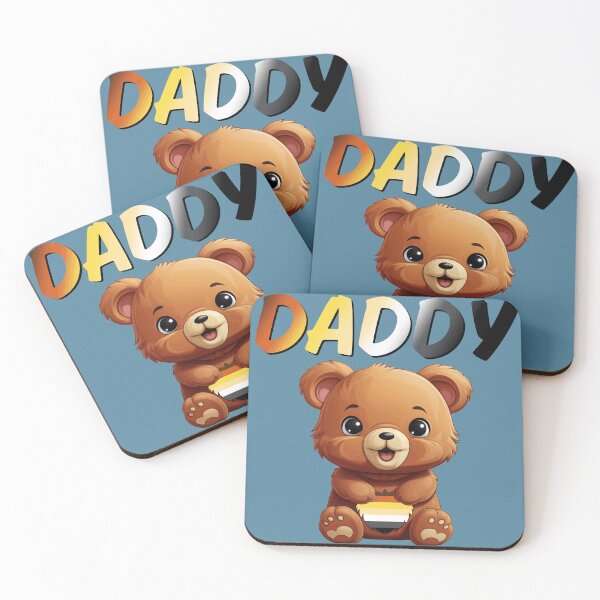 Item preview, Cute Daddy Bear Pride Flag Colors, Gay Bear MLM Pride Design  designed and sold by Travelslightly.
