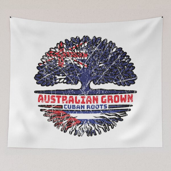 Item preview, Cuba Cuban Australian Australia Tree Roots Flag designed and sold by FlagX.