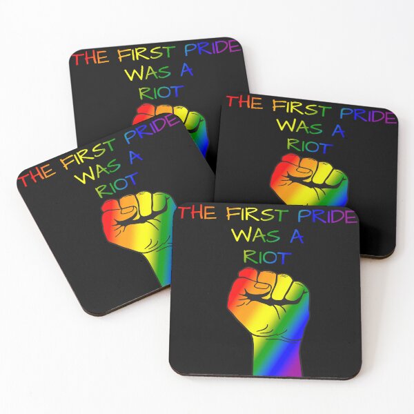 Item preview, The First Pride Was A Riot, Rainbow Pride Flag Colors, LGBTQ+ Pride Design  designed and sold by Travelslightly.