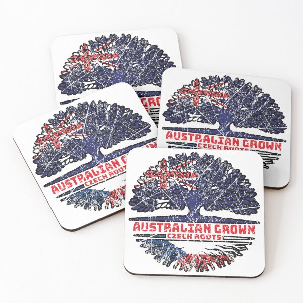 Item preview, Czech Republic Czech Australian Australia Tree Roots Flag designed and sold by FlagX.
