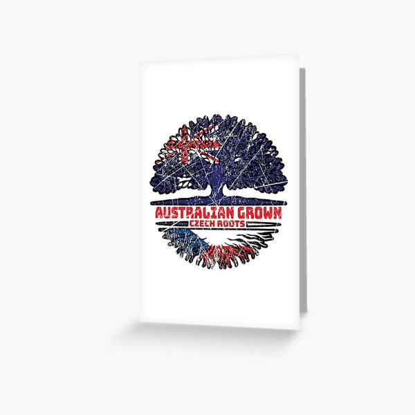 Item preview, Czech Republic Czech Australian Australia Tree Roots Flag designed and sold by FlagX.