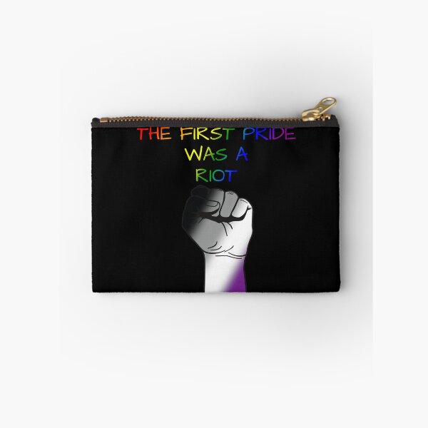 Item preview, The First Pride Was A Riot, Asexual Pride Flag Colors, Ace Pride Design  designed and sold by Travelslightly.