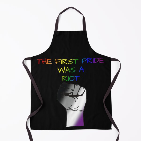 Item preview, The First Pride Was A Riot, Asexual Pride Flag Colors, Ace Pride Design  designed and sold by Travelslightly.
