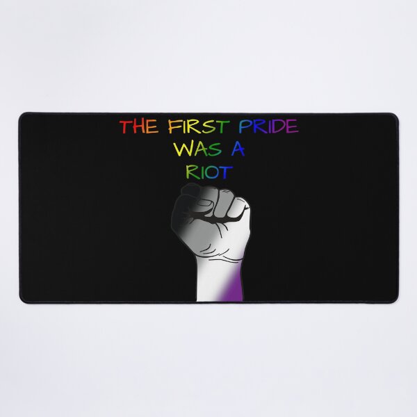 Item preview, The First Pride Was A Riot, Asexual Pride Flag Colors, Ace Pride Design designed and sold by Travelslightly.