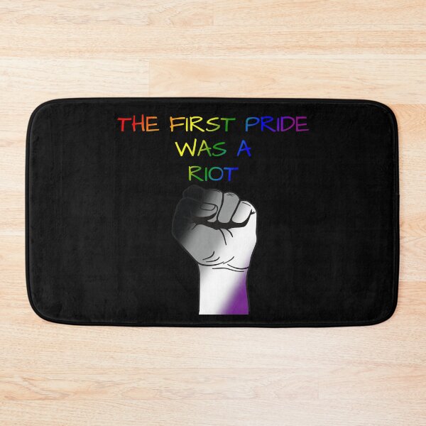 Item preview, The First Pride Was A Riot, Asexual Pride Flag Colors, Ace Pride Design  designed and sold by Travelslightly.