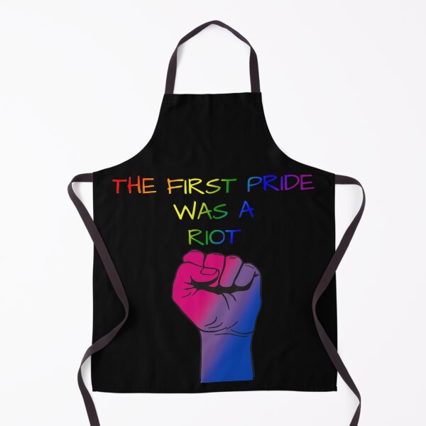 Item preview, The First Pride Was A Riot, Bisexual Pride Flag Colors, Bi Pride Design  designed and sold by Travelslightly.