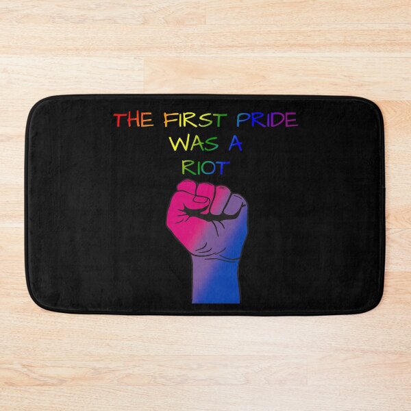 Item preview, The First Pride Was A Riot, Bisexual Pride Flag Colors, Bi Pride Design  designed and sold by Travelslightly.
