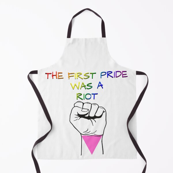 Item preview, The First Pride Was A Riot, LGBTQ Pride Flag Colors, Pink Triangle Pride Design designed and sold by Travelslightly.