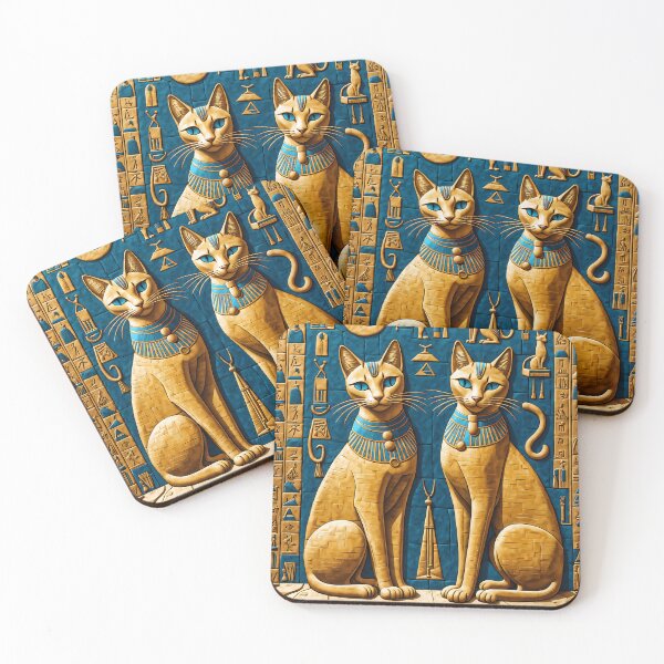 Item preview, Royal Companions: The Cats of Pharaohs designed and sold by Petalandfur.