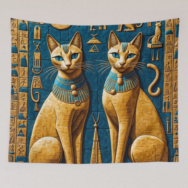 Item preview, Royal Companions: The Cats of Pharaohs designed and sold by Petalandfur.