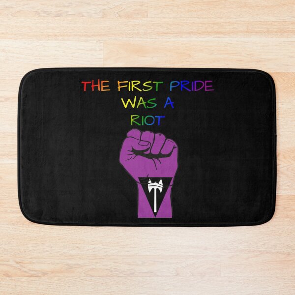 Item preview, The First Pride Was A Riot, Lesbian Labrys Pride Flag Colors, Labrys Pride Design  designed and sold by Travelslightly.