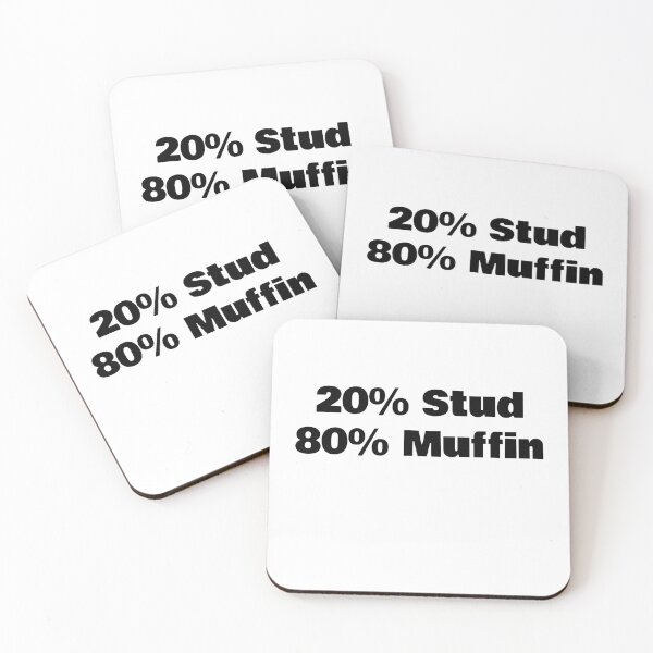 Item preview, 20% Stud 80% Muffin designed and sold by WakeNBake-Tees.