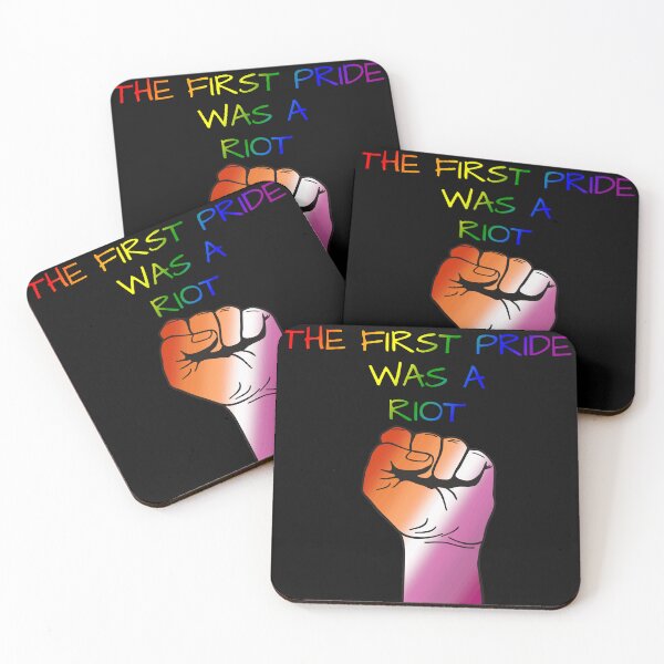 Item preview, The First Pride Was A Riot, Lesbian Pride Flag Colors, Lesbian Pride Design  designed and sold by Travelslightly.