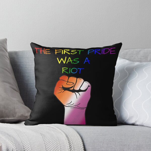 Item preview, The First Pride Was A Riot, Lesbian Pride Flag Colors, Lesbian Pride Design  designed and sold by Travelslightly.
