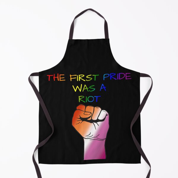 Item preview, The First Pride Was A Riot, Lesbian Pride Flag Colors, Lesbian Pride Design designed and sold by Travelslightly.