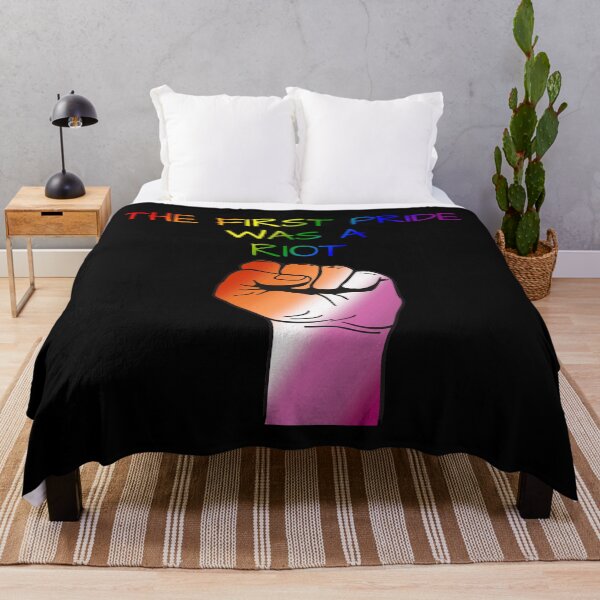 Item preview, The First Pride Was A Riot, Lesbian Pride Flag Colors, Lesbian Pride Design designed and sold by Travelslightly.