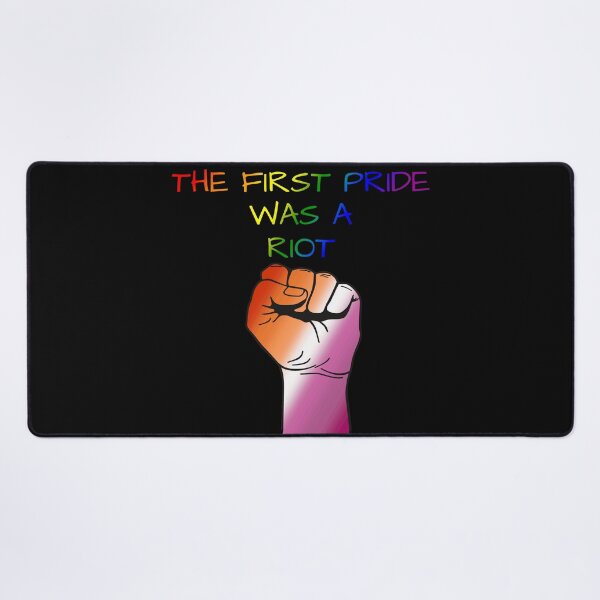 Item preview, The First Pride Was A Riot, Lesbian Pride Flag Colors, Lesbian Pride Design  designed and sold by Travelslightly.