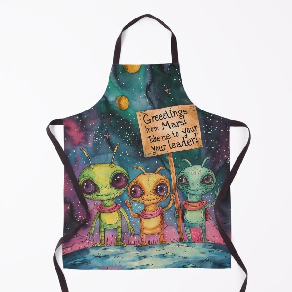 Item preview, Cute Aliens Art  designed and sold by Obsidian Ink by Wilshire.