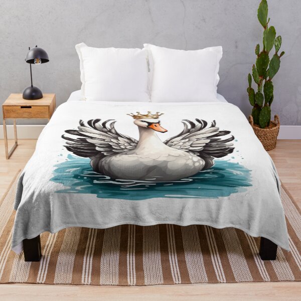 Item preview, Swan with Crown in Water designed and sold by shuttermarket.
