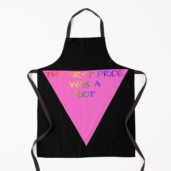 Item preview, The First Pride Was A Riot, LGBTQ Pride Flag Colors, Pink Triangle Pride Design designed and sold by Travelslightly.