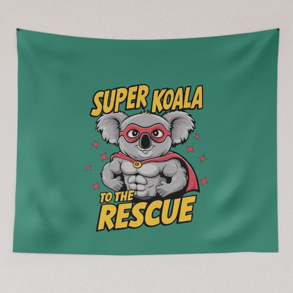 Item preview, Super Koala To The Rescue designed and sold by NosandEdgy.