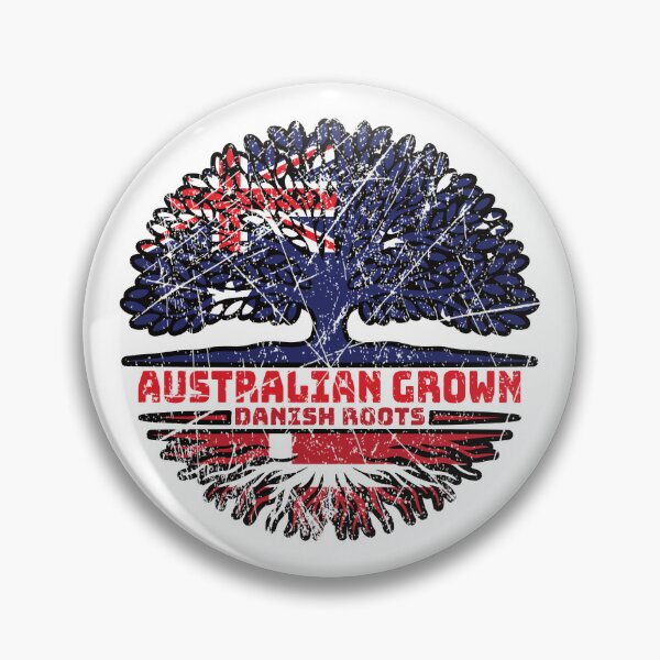 Item preview, Danish Denmark Australian Australia Tree Roots Flag designed and sold by FlagX.