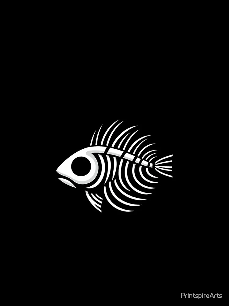 Thumbnail 4 of 4, iPhone Case, Fish Skeleton designed and sold by PrintspireArts.