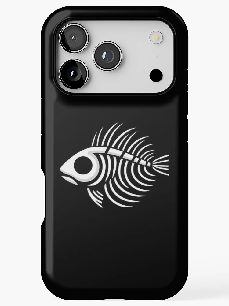 Thumbnail 1 of 4, iPhone Case, Fish Skeleton designed and sold by PrintspireArts.
