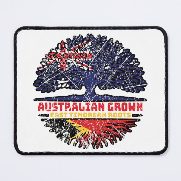Item preview, East Timor East Timorean Australian Australia Tree Roots Flag designed and sold by FlagX.