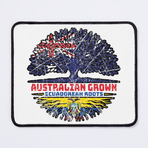 Item preview, Ecuador Ecuadorian Ecuadorean Ecuadoran Australian Australia Tree Roots Flag designed and sold by FlagX.