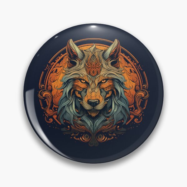 Item preview, Norse Mythology Fenrir the Great Wolf of Valhalla design designed and sold by PixelMajikz.