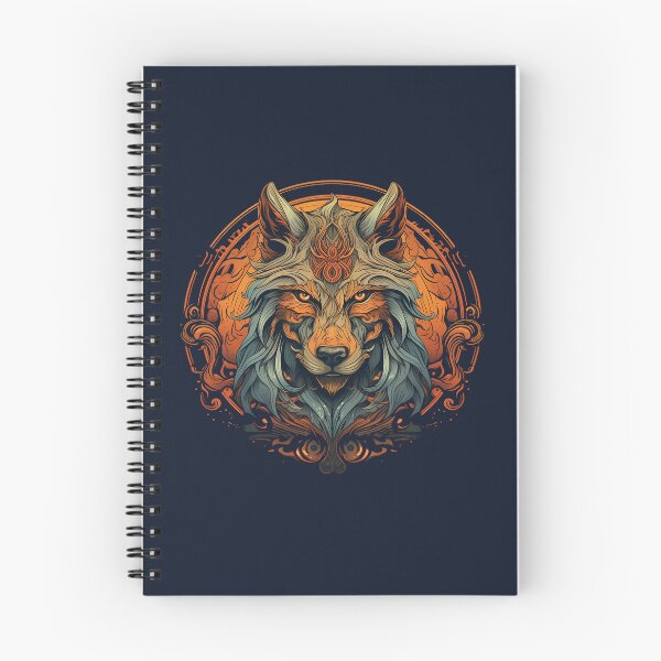 Item preview, Norse Mythology Fenrir the Great Wolf of Valhalla design designed and sold by PixelMajikz.