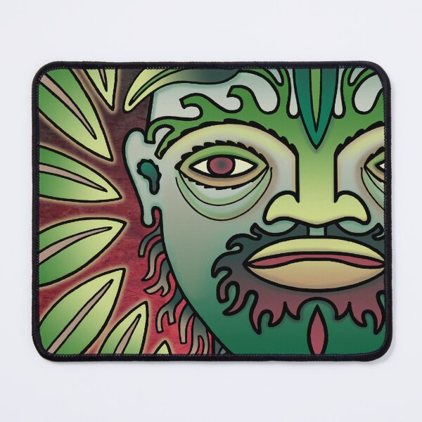 Item preview, Green Man's Riddle with text designed and sold by InkyblueDesign.