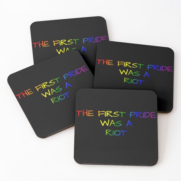 Item preview, The First Pride Was A Riot, Rainbow Pride Flag Colors, LGBTQ+ Pride Design  designed and sold by Travelslightly.