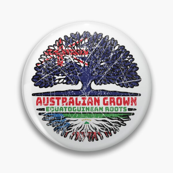 Item preview, Equatorial Guinea Equatoguinean Australian Australia Tree Roots Flag designed and sold by FlagX.