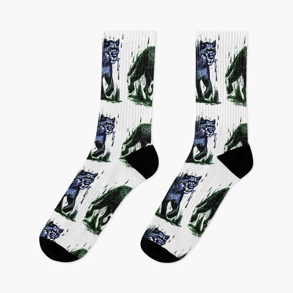 Item preview, Raindrop Panther (Blue & Green) designed and sold by jdm1981.