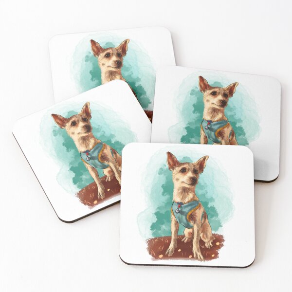 Item preview, cute blue jack russell dog designed and sold by blueart126.