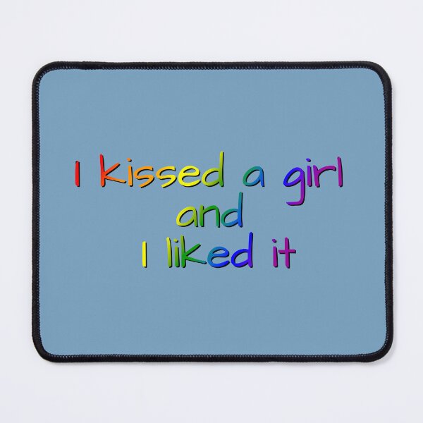 Item preview, I Kissed A Girl and I Liked It Rainbow Pride Flag Colors, Lesbian/Sapphic Pride Design designed and sold by Travelslightly.