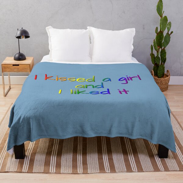 Item preview, I Kissed A Girl and I Liked It Rainbow Pride Flag Colors, Lesbian/Sapphic Pride Design designed and sold by Travelslightly.