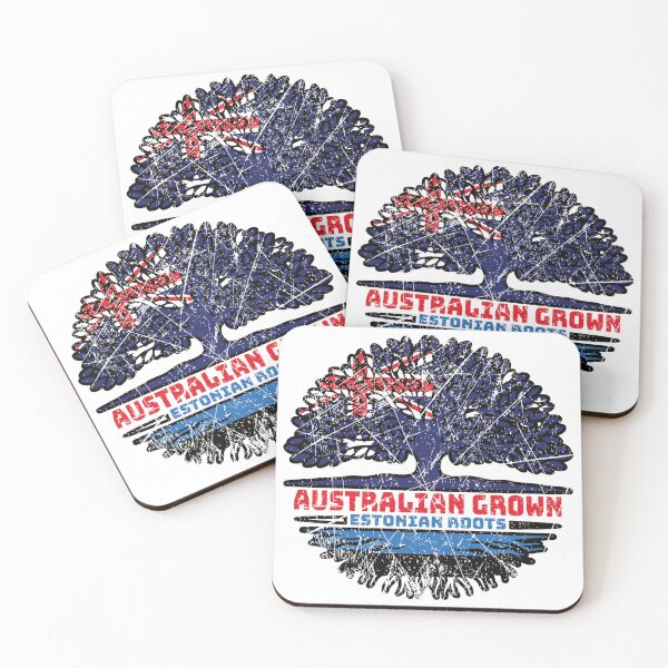 Item preview, Estonia Estonian Australian Australia Tree Roots Flag designed and sold by FlagX.