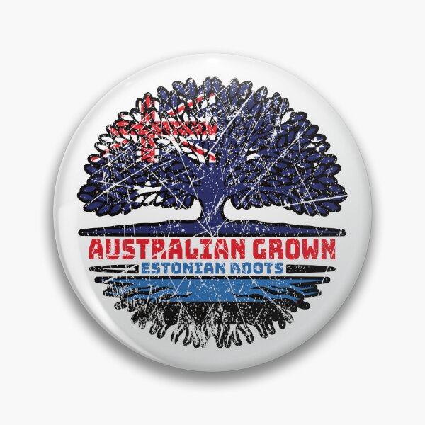 Item preview, Estonia Estonian Australian Australia Tree Roots Flag designed and sold by FlagX.
